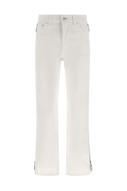 Zip jeans White