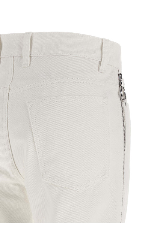 Zip jeans White