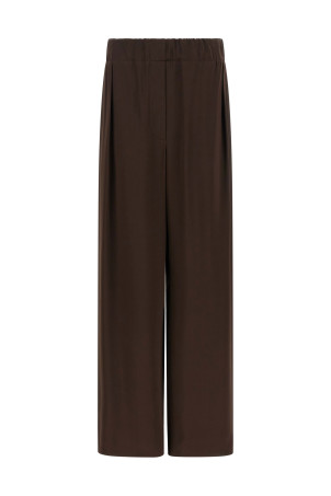 Fluid viscose pants Brown