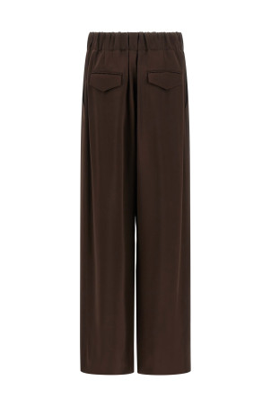 Fluid viscose pants Brown