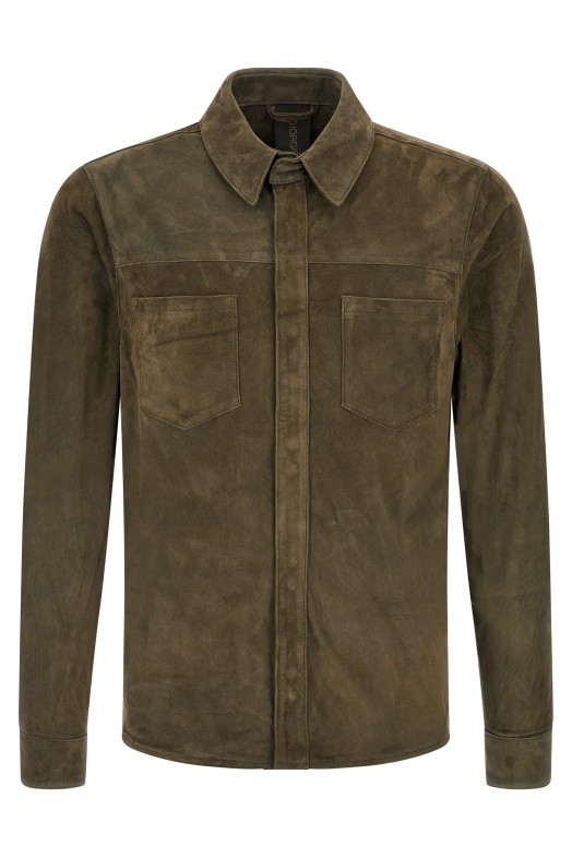 Suede shirt Gloves Green
