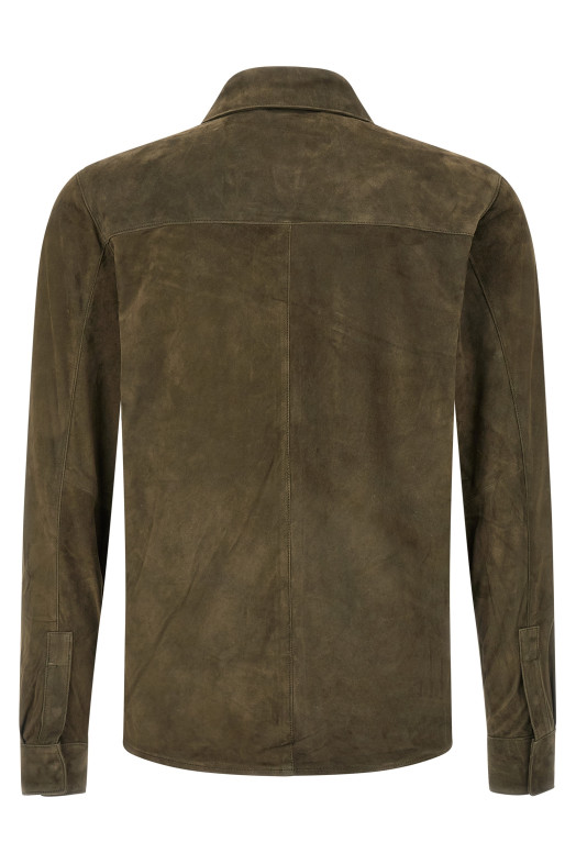 Suede shirt Gloves Green