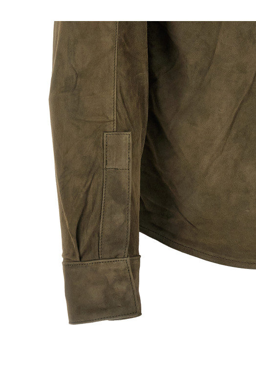 Suede shirt Gloves Green