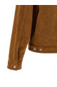 'Suede Boxy Shirt' jacket Beige