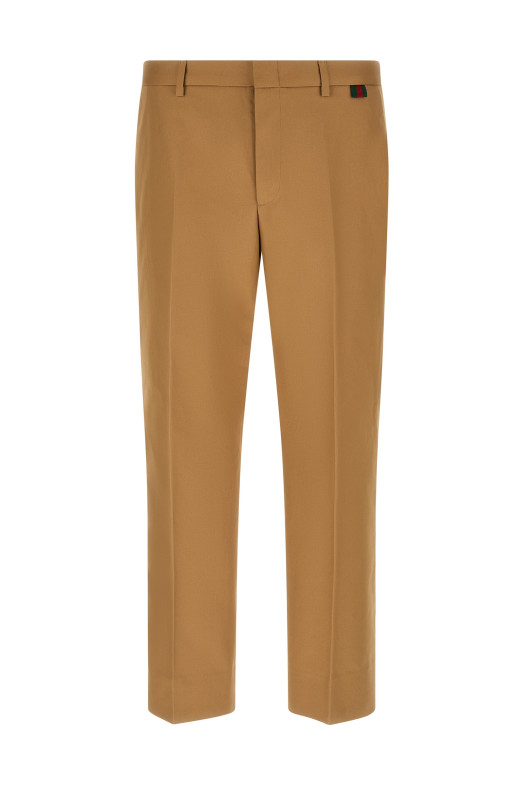 Web loop pants Beige