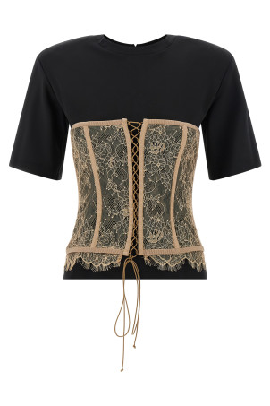 Bustier T-shirt Black
