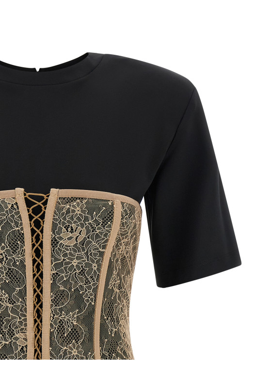 Bustier T-shirt Black