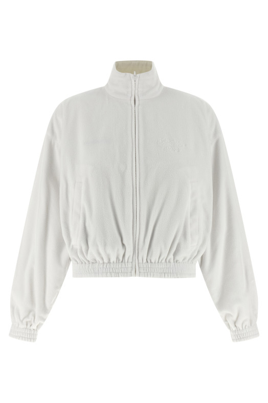'Cursive' reversible jacket White