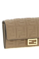 'Continental Baguette' wallet on chain Beige