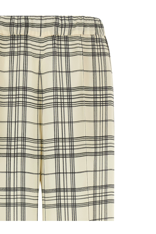 Fluid viscose pants Beige