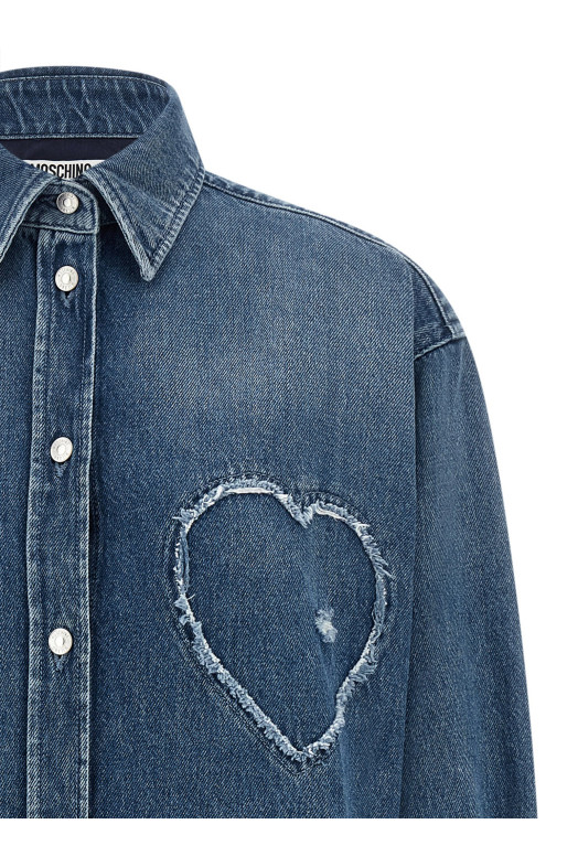 'Heart' shirt Blue