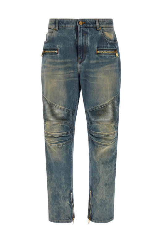 Biker jeans Blue
