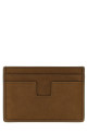 'T Line' card holder Brown