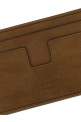 'T Line' card holder Brown
