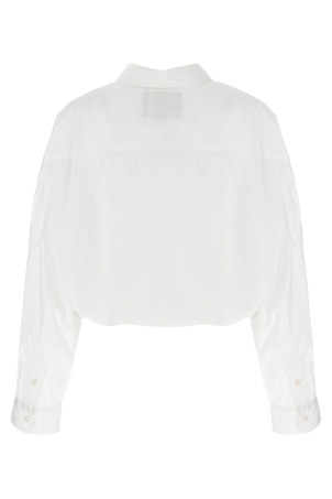 'Crossover Bubble' shirt White