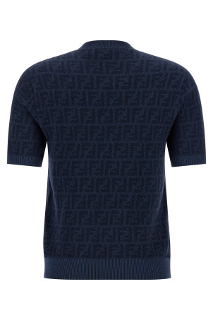 Jacquard sweater Blue