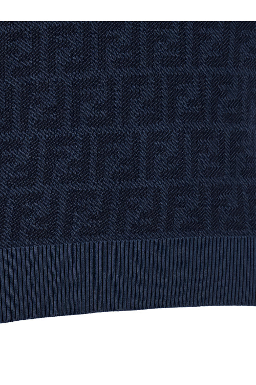 Jacquard sweater Blue