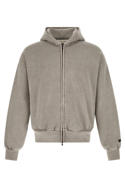 'Classic Fleece Full Zip' hoodie Gray