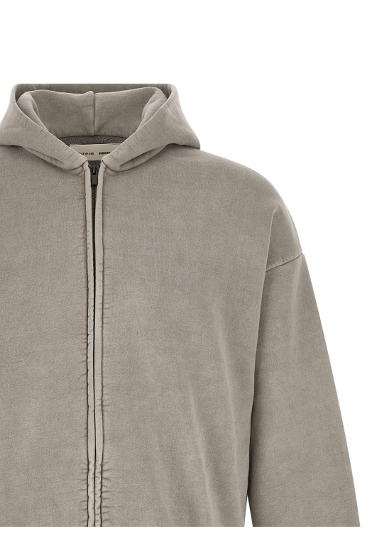 'Classic Fleece Full Zip' hoodie Gray