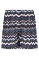 Irregular zig zag swimsuit Multicolor