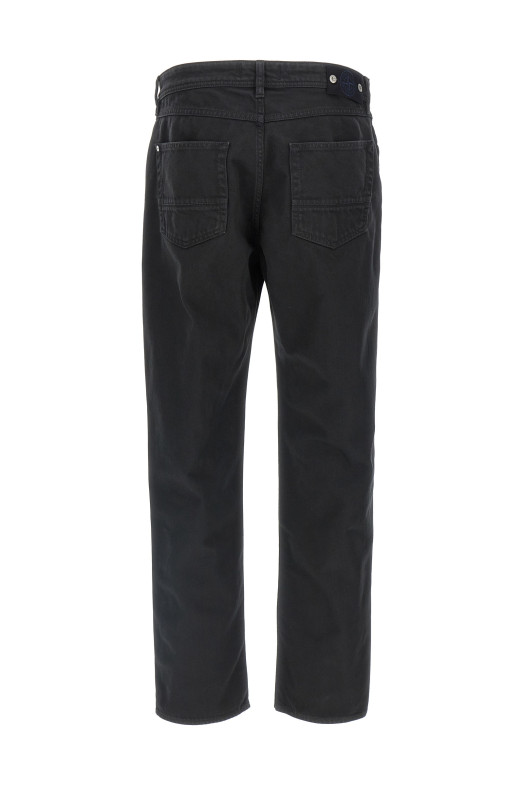 Light bull denim jeans Black