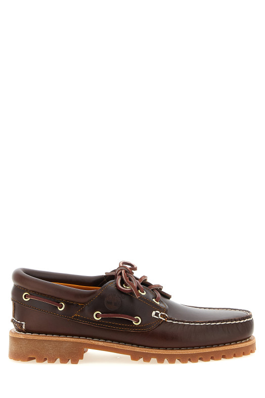 'Timberland® 3-Eye Lug' Boat Shoe Brown