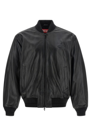 'L-Type' bomber jacket Black