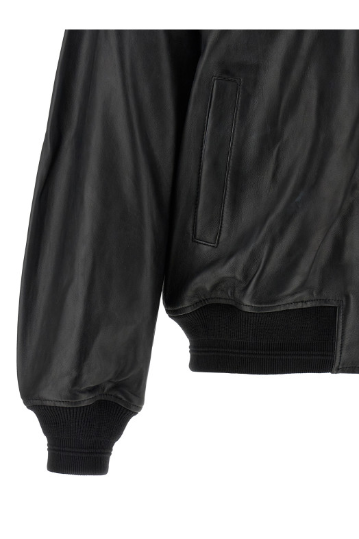 'L-Type' bomber jacket Black