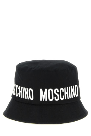 Logo bucket hat Black-grey