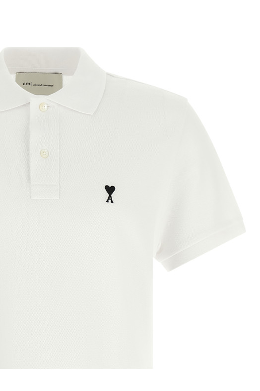 'Ami De Coeur' polo shirt Black-grey