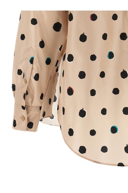 'Falena Dots' shirt Pink