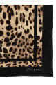 'Leopard' scarf Brown