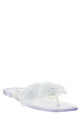 'Silicone Flower Flat' sandals Transparent