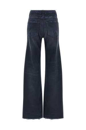 Curved waist jeans Blue