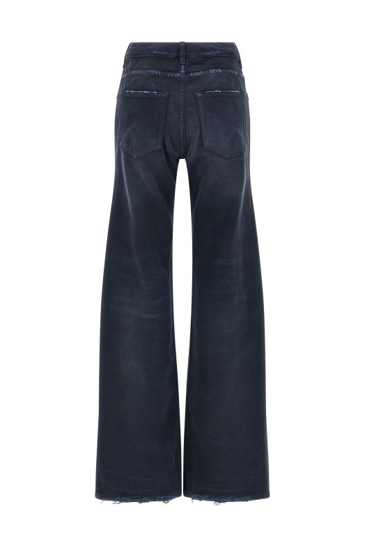 Curved waist jeans Blue