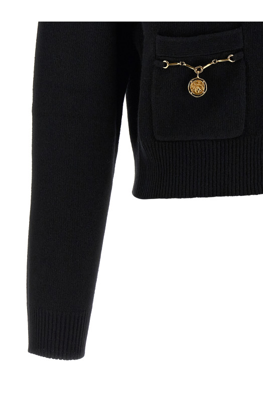 'Horse Medal' cardigan Black