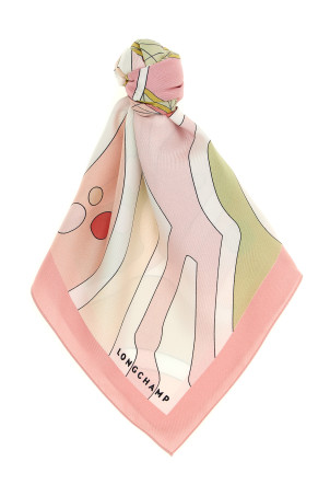 'Torre Equestre' scarf Pink