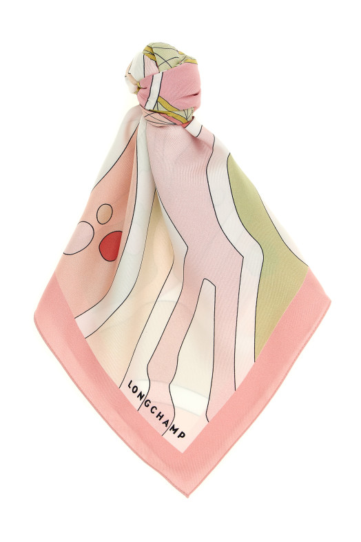'Torre Equestre' scarf Pink