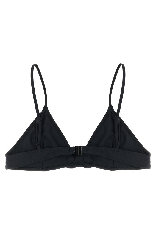 'Flower' bikini top Black