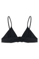 'Flower' bikini top Black