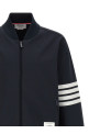 Tech viscose bomber jacket Blue