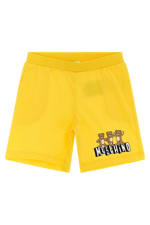 'Moschino Teddy Bear' T-shirt + bermuda suits Yellow