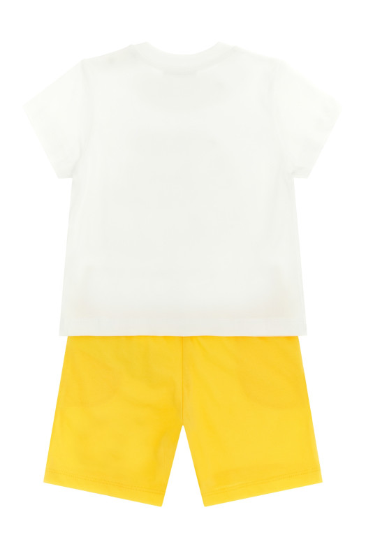 'Moschino Teddy Bear' T-shirt + bermuda suits Yellow