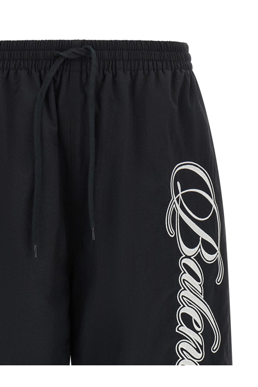 'Cursive' reversible pants Multicolor