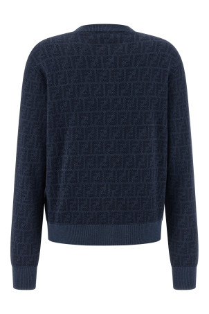 FF wool cardigan Blue