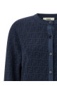 FF wool cardigan Blue