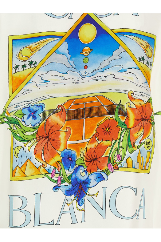 'Flower Court Icon' shirt Multicolor