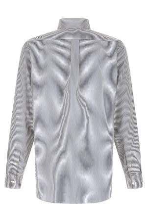 Striped button-down shirt Blue