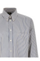 Striped button-down shirt Blue