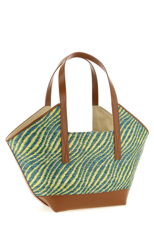 'Waves piccola' shopping bag Green